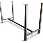 H Style Table Base with cross bar